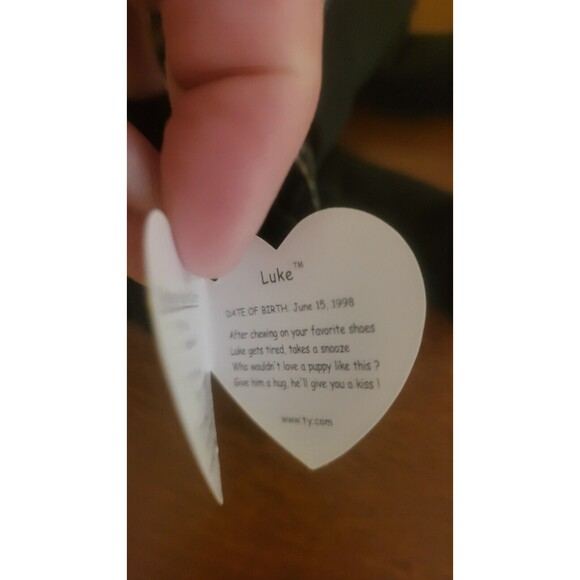 Luke 1998 MINT Ty Vintage Beanie Baby NWT - Picture 3 of 3